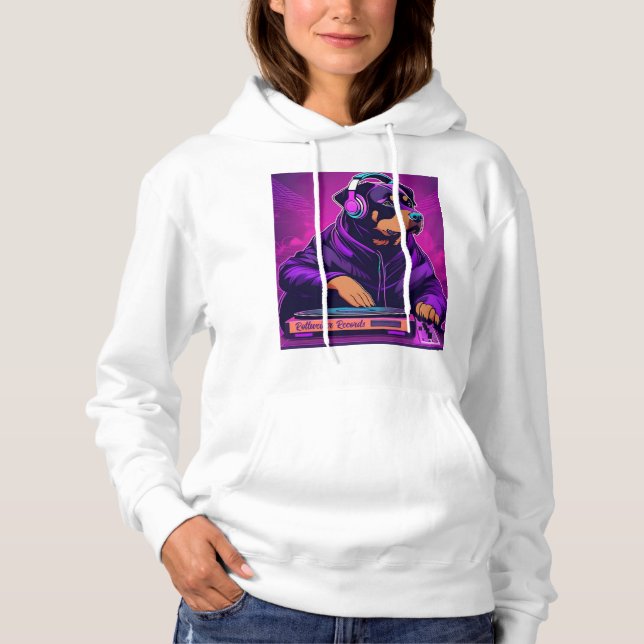 Rottweiler Records Sweat à capuche pour femme 2 (Devant)