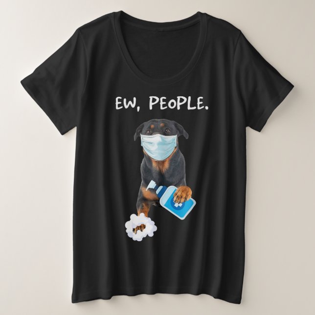 Roturtweiler Ew People Dog Wearing (Design devant)