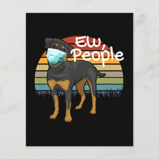 Rotweiler Chiot avec Masque - Personnes - Rottweil