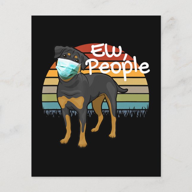 Rotweiler Chiot avec Masque - Personnes - Rottweil (Devant)