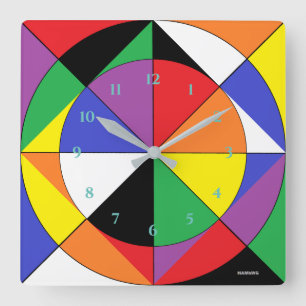 Roue couleur HAMbWG - horloge murale