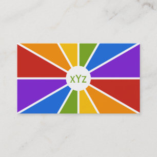 Roue couleur / Rayons cartes de visite personnalis