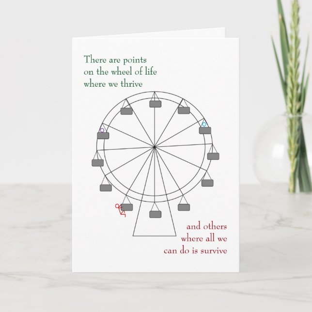 Roue de carte de la vie par la diva féroce (Devant)