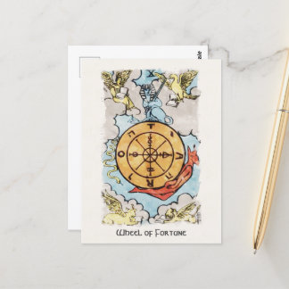 Roue De Fortune Majeure Arcana Tarot Carte Peintur