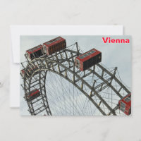 Roue de Prater, Vienne, Autriche carte