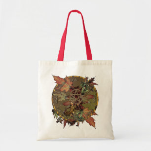 Roue de Wiccan avec le sac fourre-tout à toile de