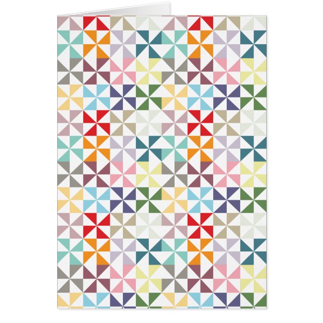 Roue géométrique colorée (Devant)