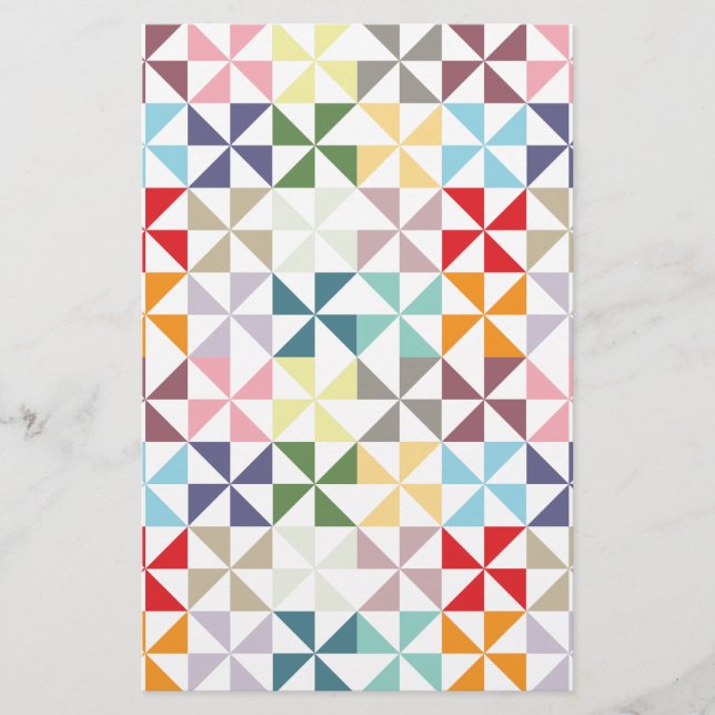 Roue géométrique colorée (Devant)