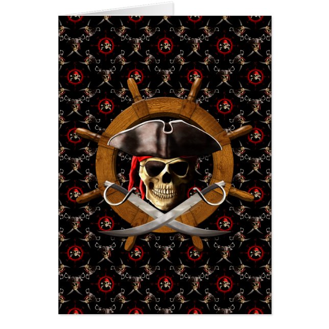 Roue jolly roger pirate (Devant)