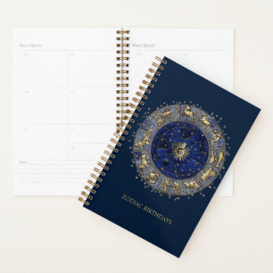 Roue Zodiac (texte personnalisable)