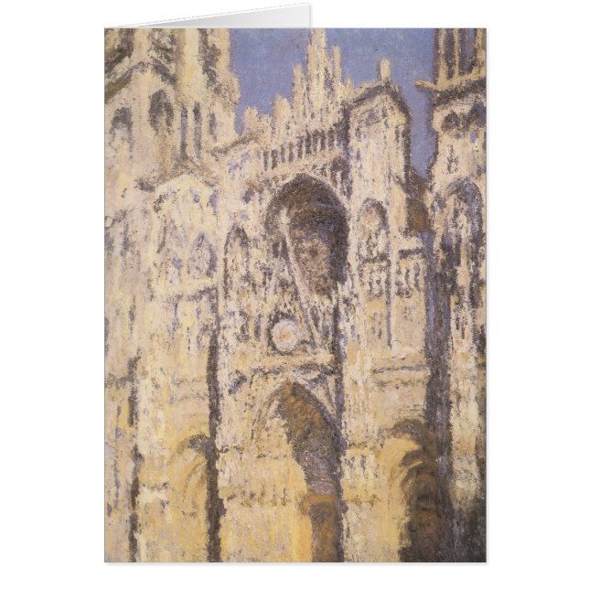 Rouen Cathedral, Harmony Blue Gold by Claude Monet (Devant)