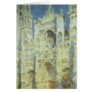 Rouen Cathedral West Facade Sunlight, Claude Monet