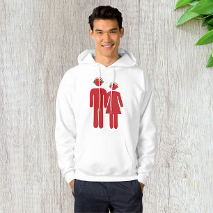 Rouge avec casque Sweat - shirt à capuche