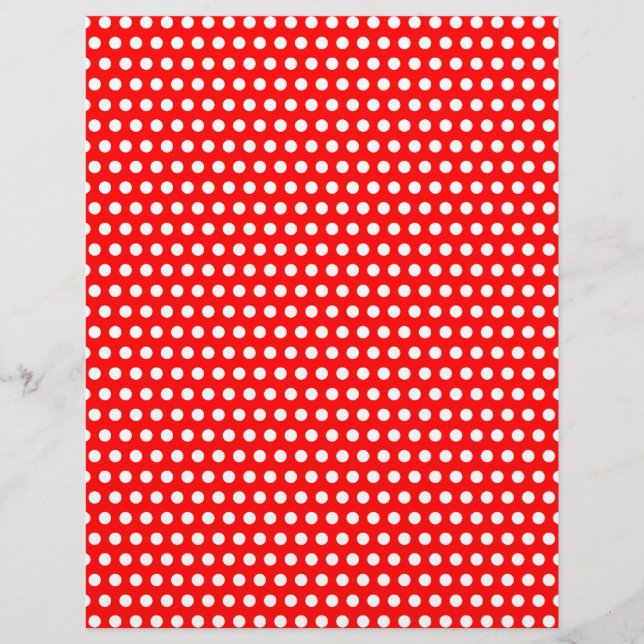 Rouge avec de minuscules points blancs (Devant)