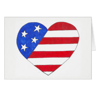 Rouge Blanc Bleu Patriotique Étoiles Stripes USA C