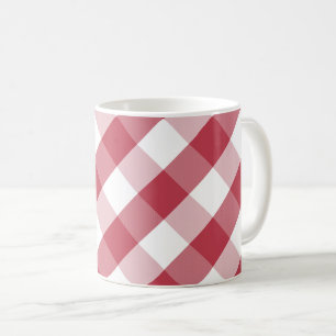 Rouge Blanc Buffalo Check Café Mug
