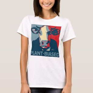 Rouge blanc et bleu Pop Art Inspiré Cow Tshirt