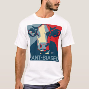 Rouge blanc et bleu Pop Art Inspiré Cow Tshirt