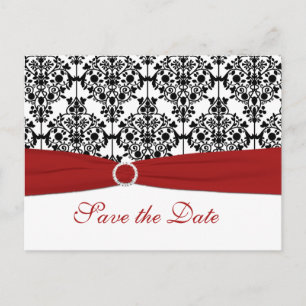Rouge, blanc et noir Enregistrer la carte postale 