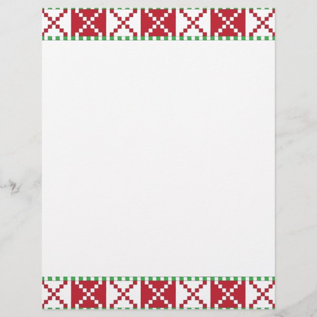 Rouge, blanc, vert letton Letton Ethnic Folk art (Devant)