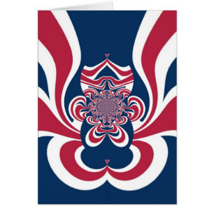 Rouge bleu Kaleidoscope