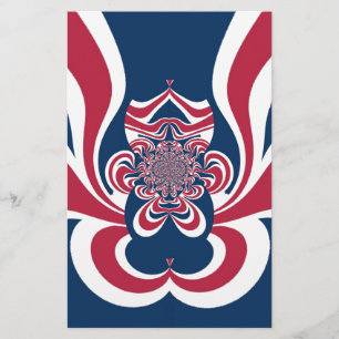 Rouge bleu Kaleidoscope