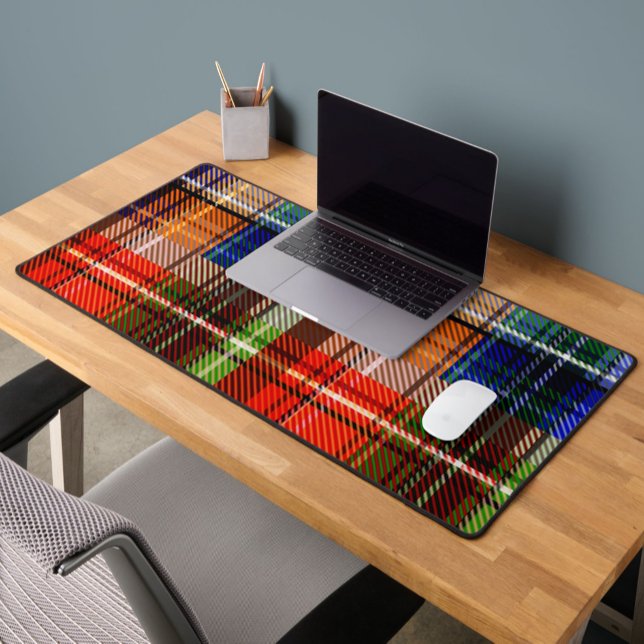 Rouge Bleu Vert Jaune Carreaux Tartan Design  (Créateur téléchargé)