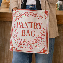 "ROUGE-CERISE" SAC PANTRIE | SAC FOURRE-TOUT CHINO