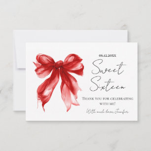 Rouge Coquette Script Merci Sweet 16 