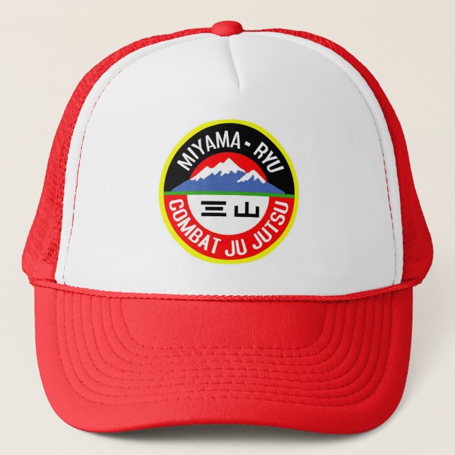 Rouge de casquette de camionneur de Miyama Ryu (Devant)