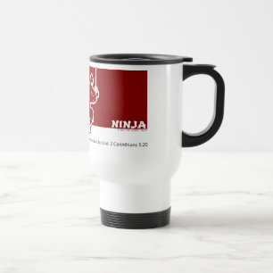 Rouge de Ninja d'évangile au-dessus de la tasse