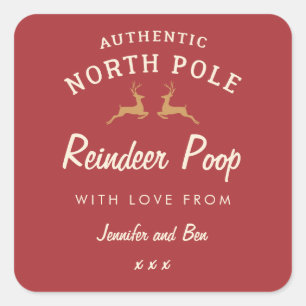 Rouge drôle maison maison autocollant de poule de 