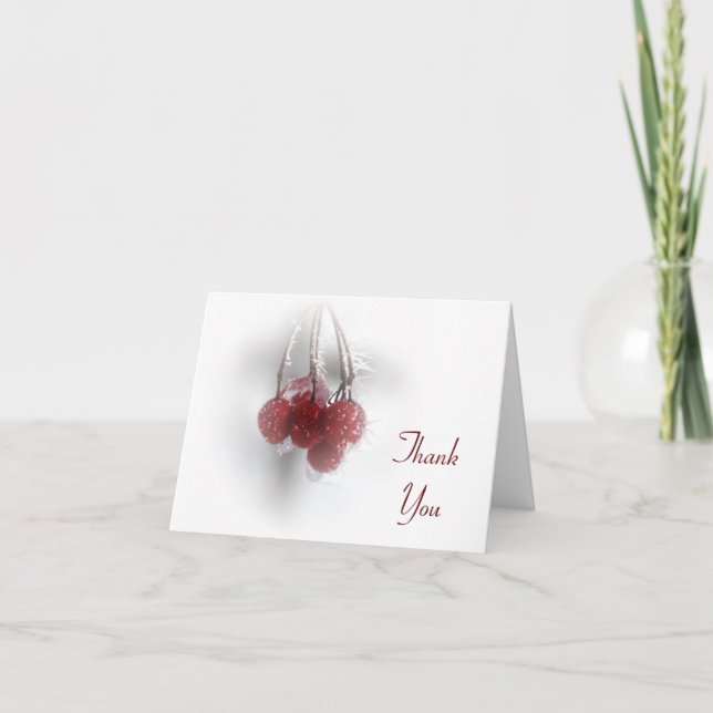 Rouge Frosty Merci de baies d'hiver (Devant)