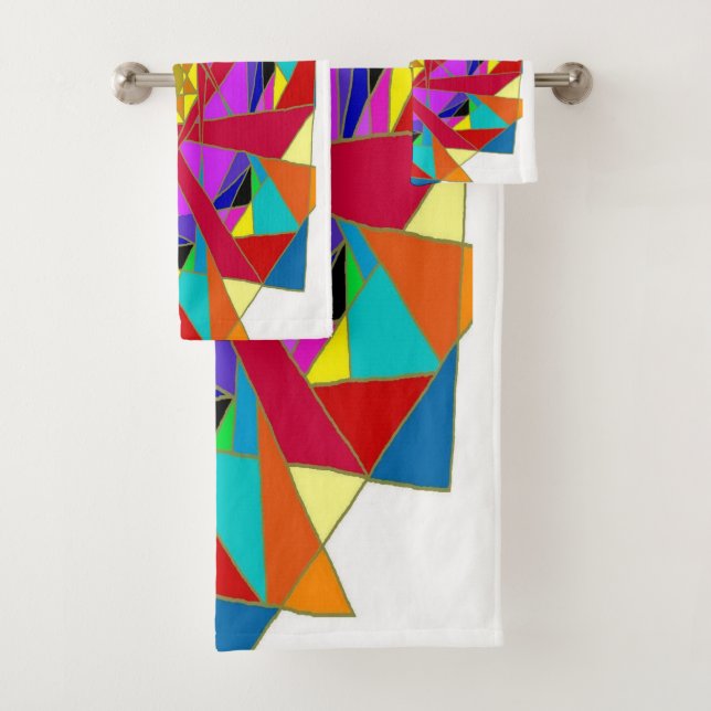 Rouge Fuchsia Orange Jaune Vert Bleu Violet (En situation)