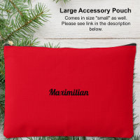 Rouge - Grand sac d'accessoires solide