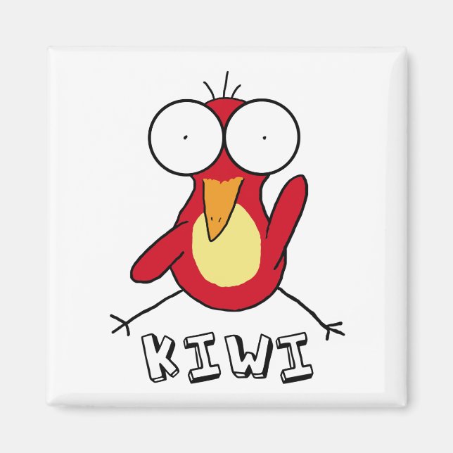 Rouge Kiwi Magnet (Devant)