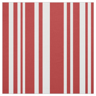 Rouge mélangé moderne et le blanc barre le tissu