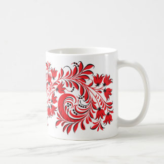 Rouge national russe de tasse de motif