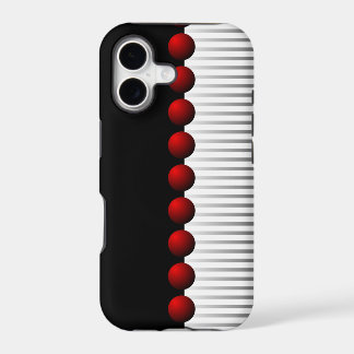 Rouge Noir Blanc et Gris Abstrait