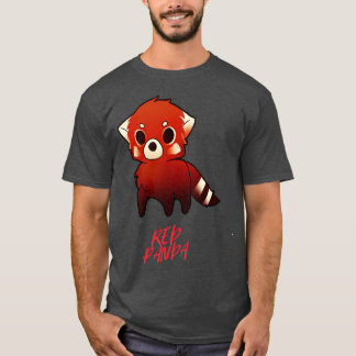 Rouge Panda Tshirt classique (2)