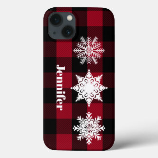 Rouge, Plaid de bisons noirs, Coque cellulaire de