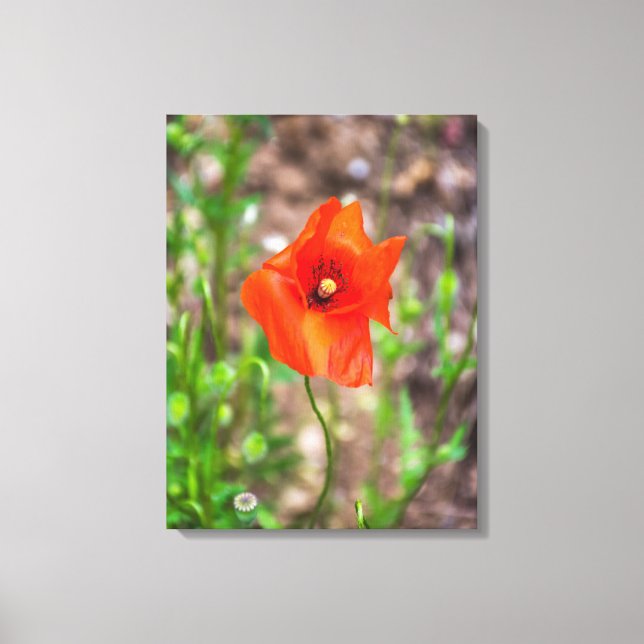 Rouge popup fermer l'impression de toile (Recto)
