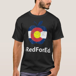 Rouge Pour Ed Colorado Tshirt de la manifestation
