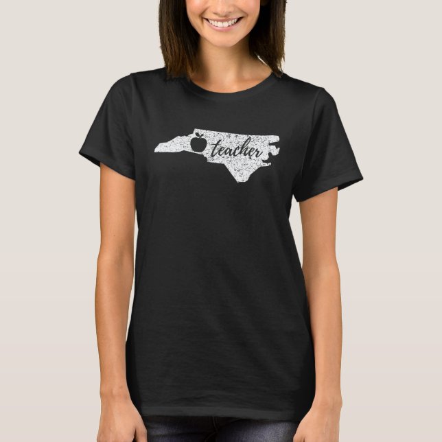 Rouge pour le T-shirt de protestation des enseigna (Devant)