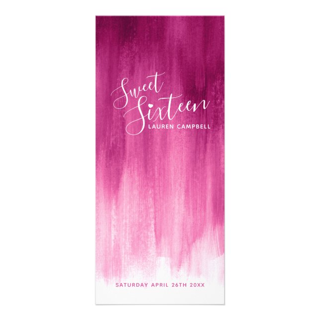 Rouge rose moderne art moderne doux 16 menu rack p (Devant)