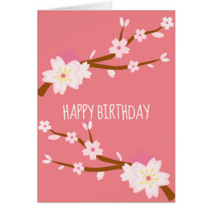 Rouge rose pâle Sakura CHerry Blossom japonais