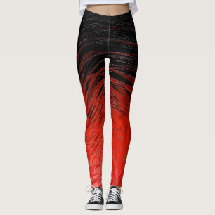 Rouge spirale complexe - Leggings
