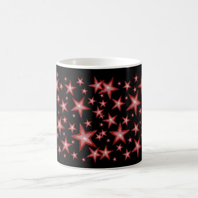 Rouge Stars mug noir (Centre)