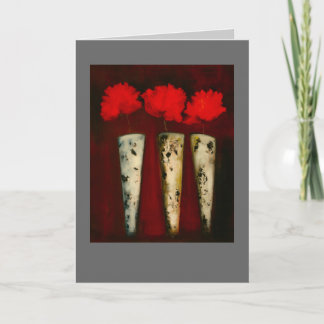 rouge sur la carte rouge