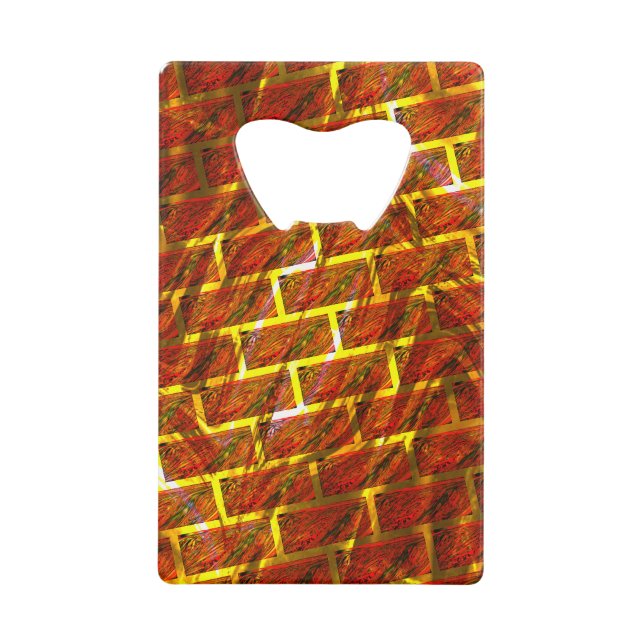 Rouge taché, rayé, doré ou effet brique? (Devant)